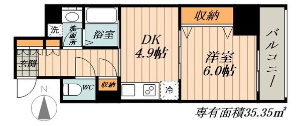 LOC’S Shonaidori(ロックスショウナイドオリ)の物件間取画像